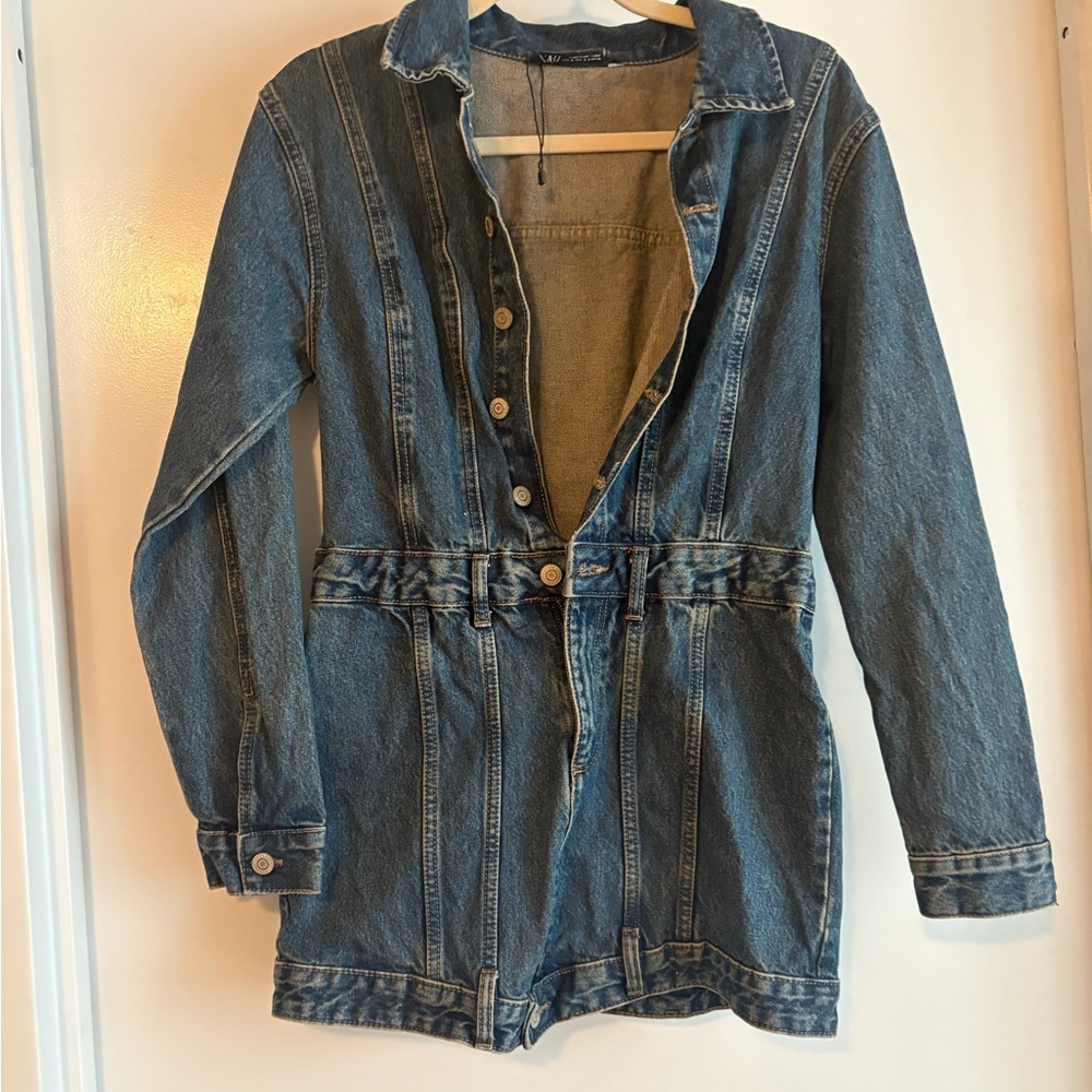 Denim Blue Women's Denim Dress